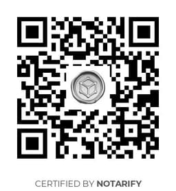 QR Code certificazione Notarify