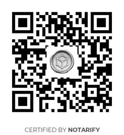QR Code certificazione Notarify