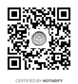 QR Code certificazione Notarify