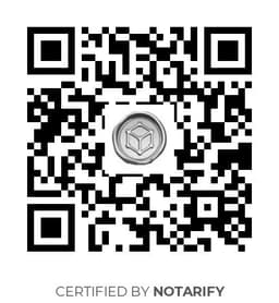 QR Code certificazione Notarify