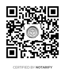 QR Code certificazione Notarify