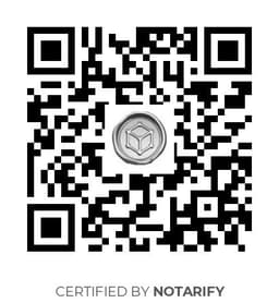 QR Code certificazione Notarify