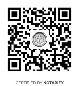 QR Code certificazione Notarify
