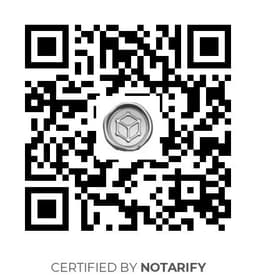 QR Code certificazione Notarify