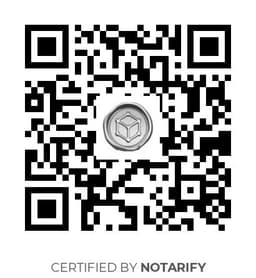 QR Code certificazione Notarify
