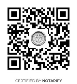 QR Code certificazione Notarify