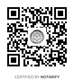 QR Code certificazione Notarify