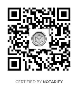 QR Code certificazione Notarify