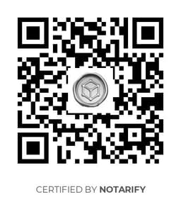 QR Code certificazione Notarify