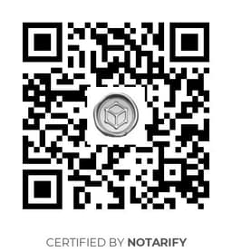 QR Code certificazione Notarify