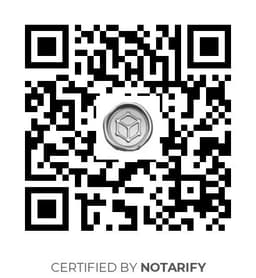 QR Code certificazione Notarify