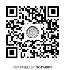 QR Code certificazione Notarify