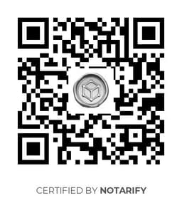 QR Code certificazione Notarify