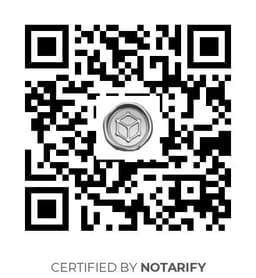 QR Code certificazione Notarify