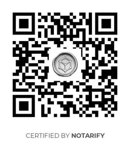 QR Code certificazione Notarify