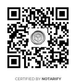 QR Code certificazione Notarify