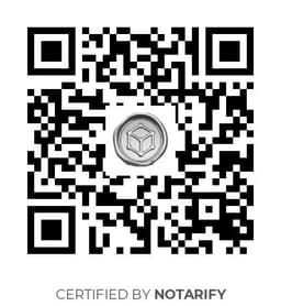 QR Code certificazione Notarify