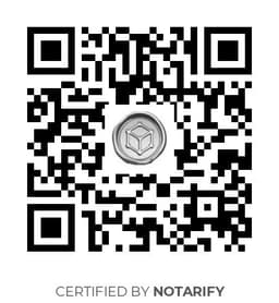 QR Code certificazione Notarify