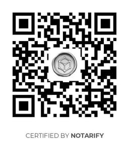 QR Code certificazione Notarify