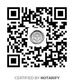QR Code certificazione Notarify