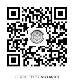 QR Code certificazione Notarify