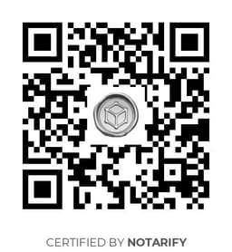 QR Code certificazione Notarify