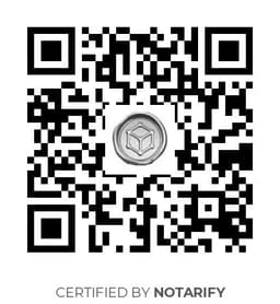QR Code certificazione Notarify