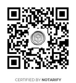 QR Code certificazione Notarify