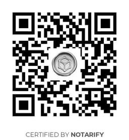 QR Code certificazione Notarify
