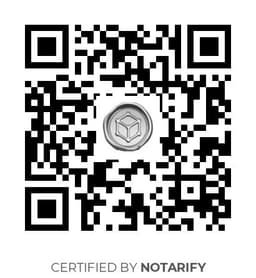 QR Code certificazione Notarify