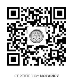 QR Code certificazione Notarify