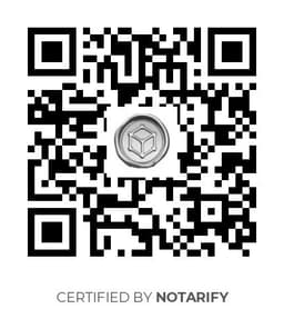 QR Code certificazione Notarify