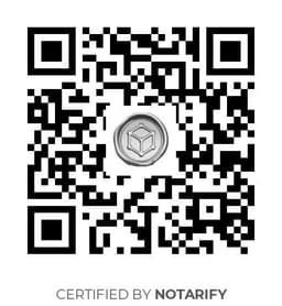 QR Code certificazione Notarify