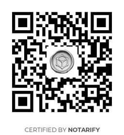 QR Code certificazione Notarify