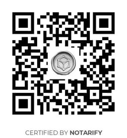 QR Code certificazione Notarify