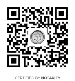 QR Code certificazione Notarify
