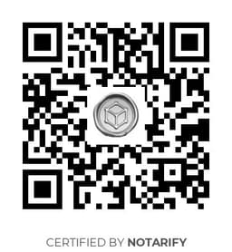 QR Code certificazione Notarify