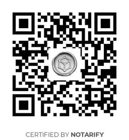 QR Code certificazione Notarify