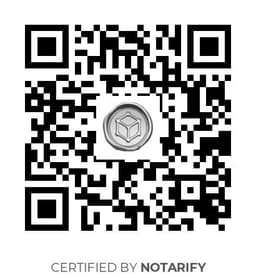 QR Code certificazione Notarify