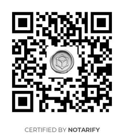 QR Code certificazione Notarify