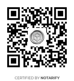 QR Code certificazione Notarify