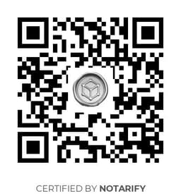 QR Code certificazione Notarify
