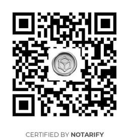 QR Code certificazione Notarify
