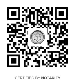 QR Code certificazione Notarify