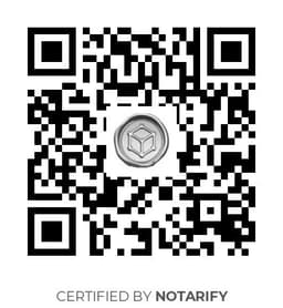 QR Code certificazione Notarify