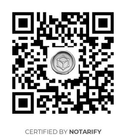 QR Code certificazione Notarify