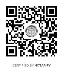 QR Code certificazione Notarify