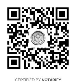 QR Code certificazione Notarify