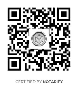 QR Code certificazione Notarify