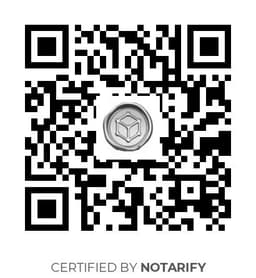 QR Code certificazione Notarify